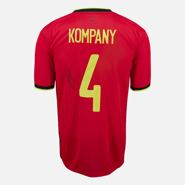 Kompany Signed Belgium Shirt