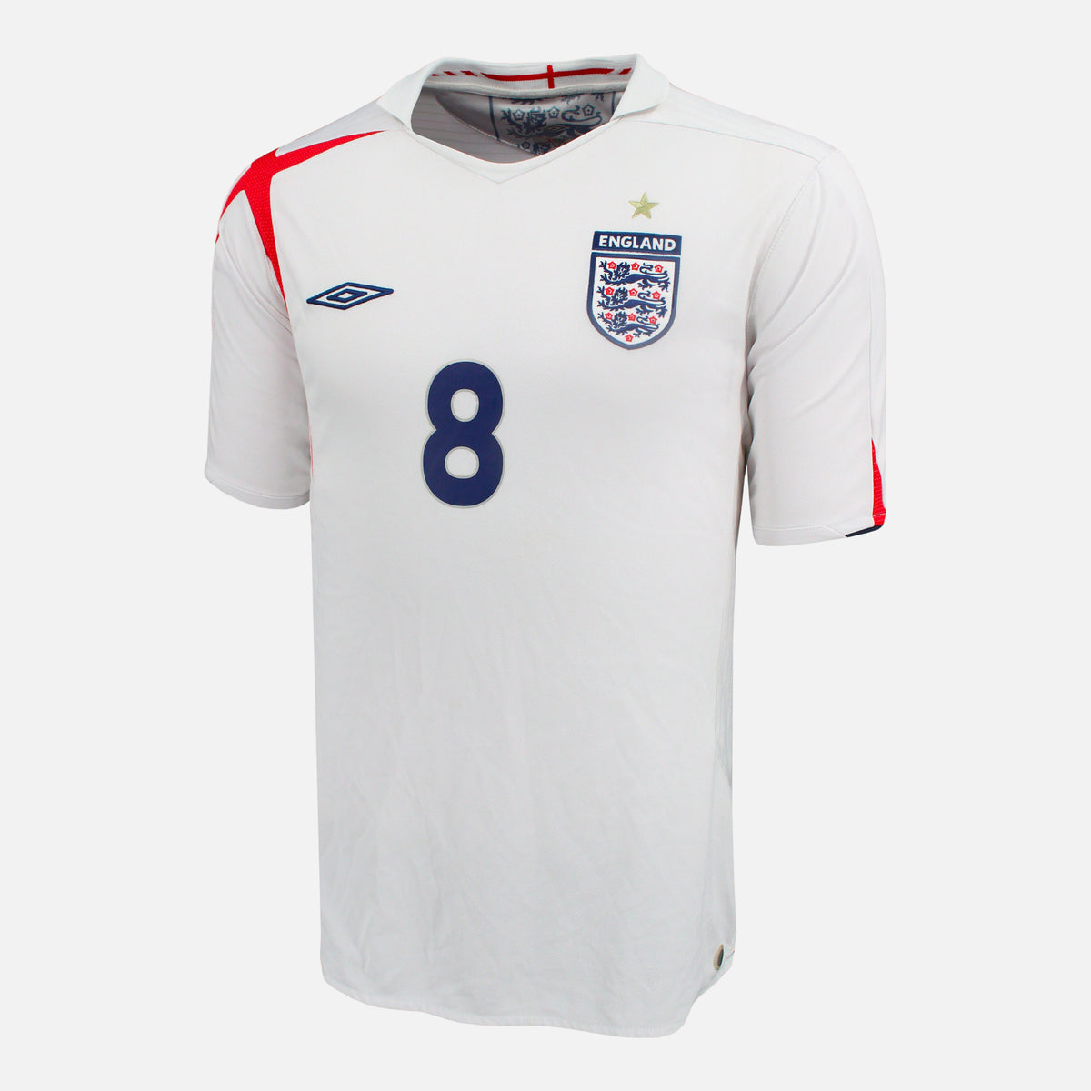 2005-07 England Home Shirt Lampard 8 [Perfect] L — Looking after your England Home jersey | The Vault