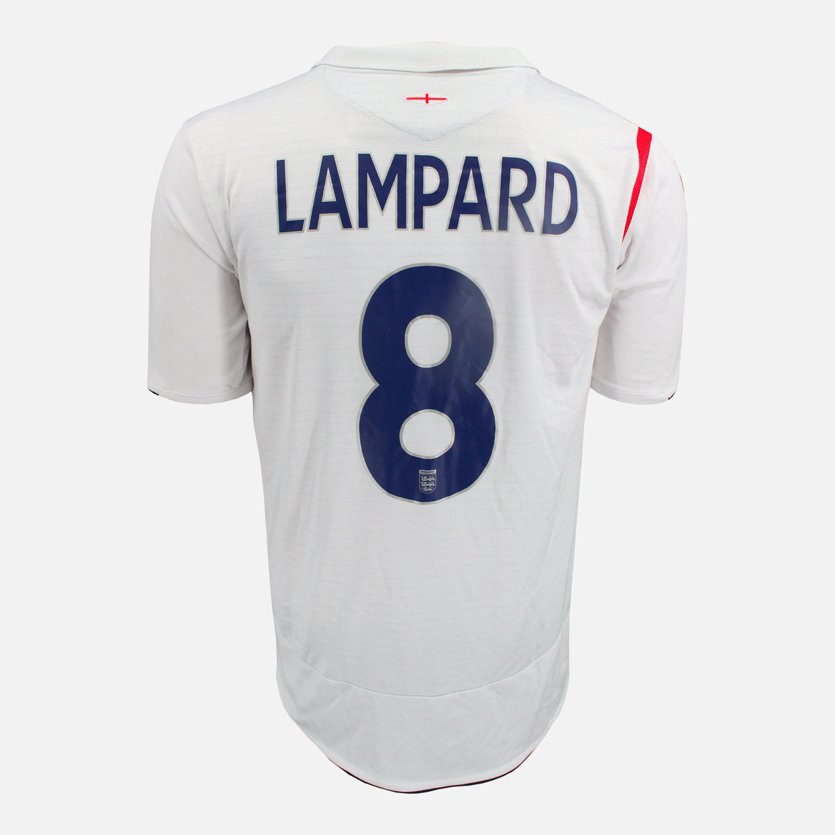 2005-07 England Home Shirt Lampard 8 [Perfect] L — Verified official England shirt, condition graded | The Vault