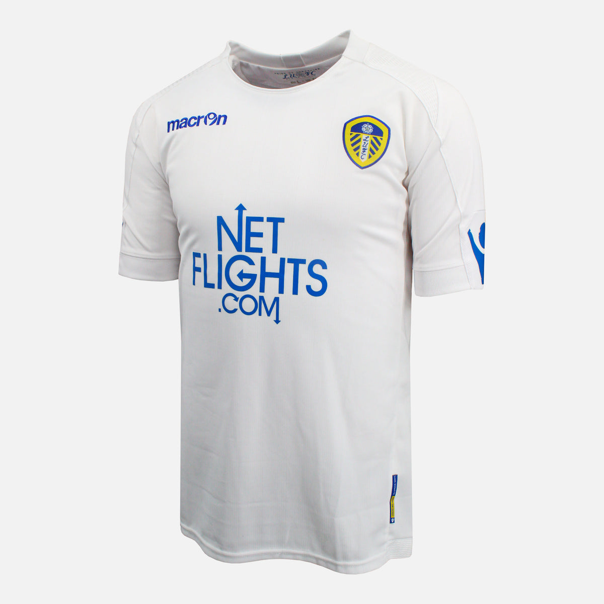 2010-11 Leeds United Home Shirt [Excellent] M — Verified official Leeds United shirt, condition graded | The Vault