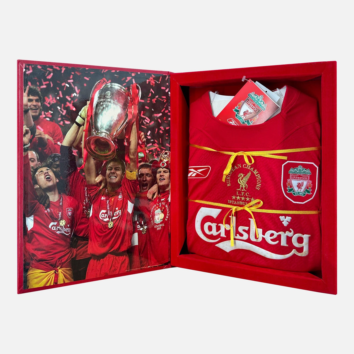 2005 Liverpool Home Shirt Boxed Istanbul Final Commemorative [New] S — Original and official Liverpool shirt, brand new with tags | The Vault