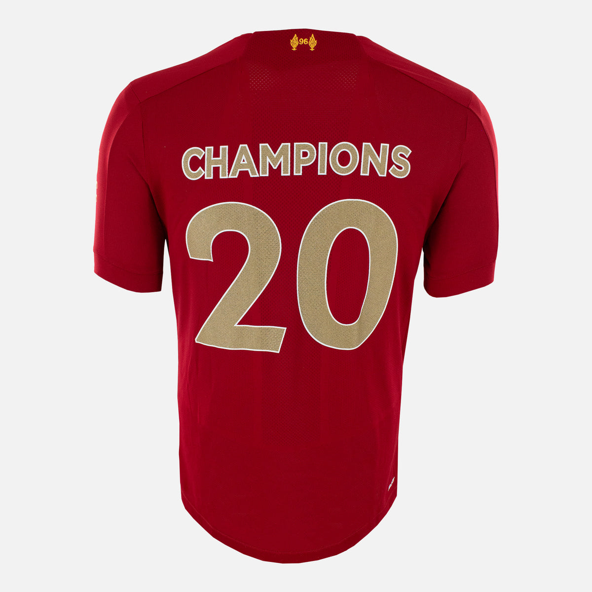 2019-20 Liverpool Home Shirt Champions 20 [New] M — Original and official Liverpool shirt, brand new with tags | The Vault