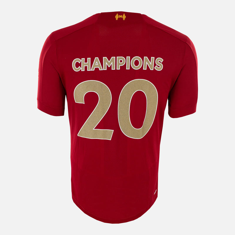 2020 Liverpool Premier League Champions Shirt 2019/20 Title winners kit