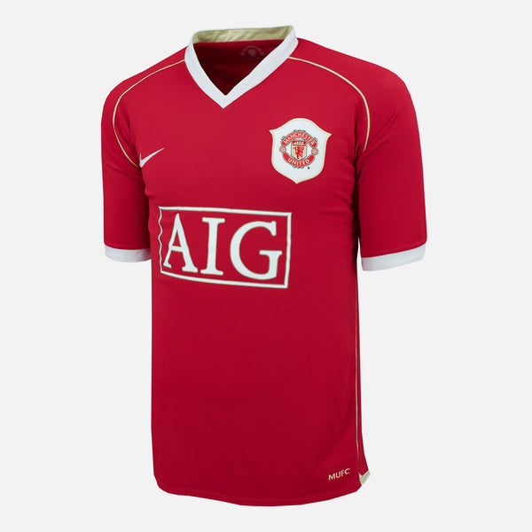 Man Utd Home Shirt Nike Kit 2006-07