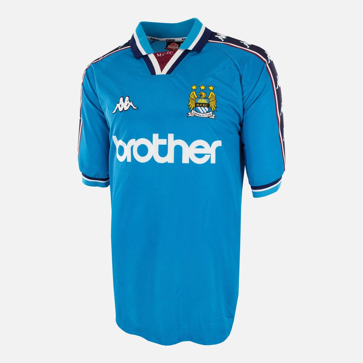 1997-99 Manchester City Home Shirt [Excellent] XL — Verified official Manchester City shirt, condition graded | The Vault