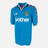 Manchester City Blue Kappa Shirt Brother Rare