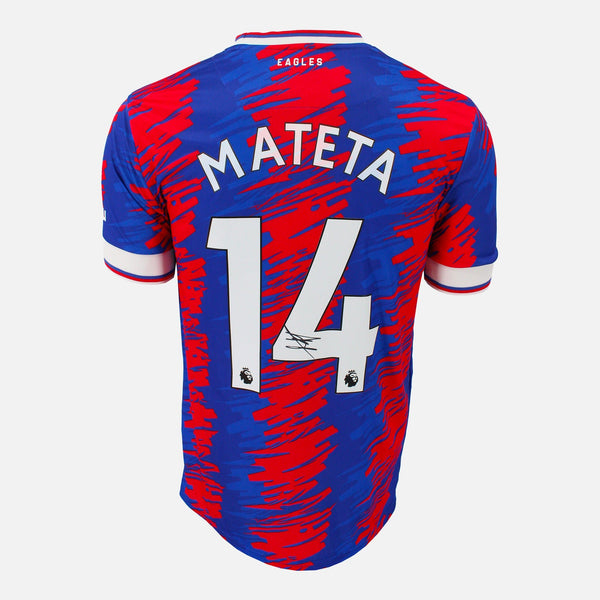 Jean-Philippe Mateta Signed Crystal Palace Shirt 2022-23 Home [14]