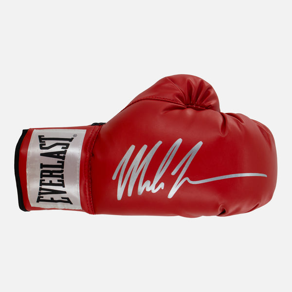 Mike Tyson Signed Glove Red Boxing Autograph