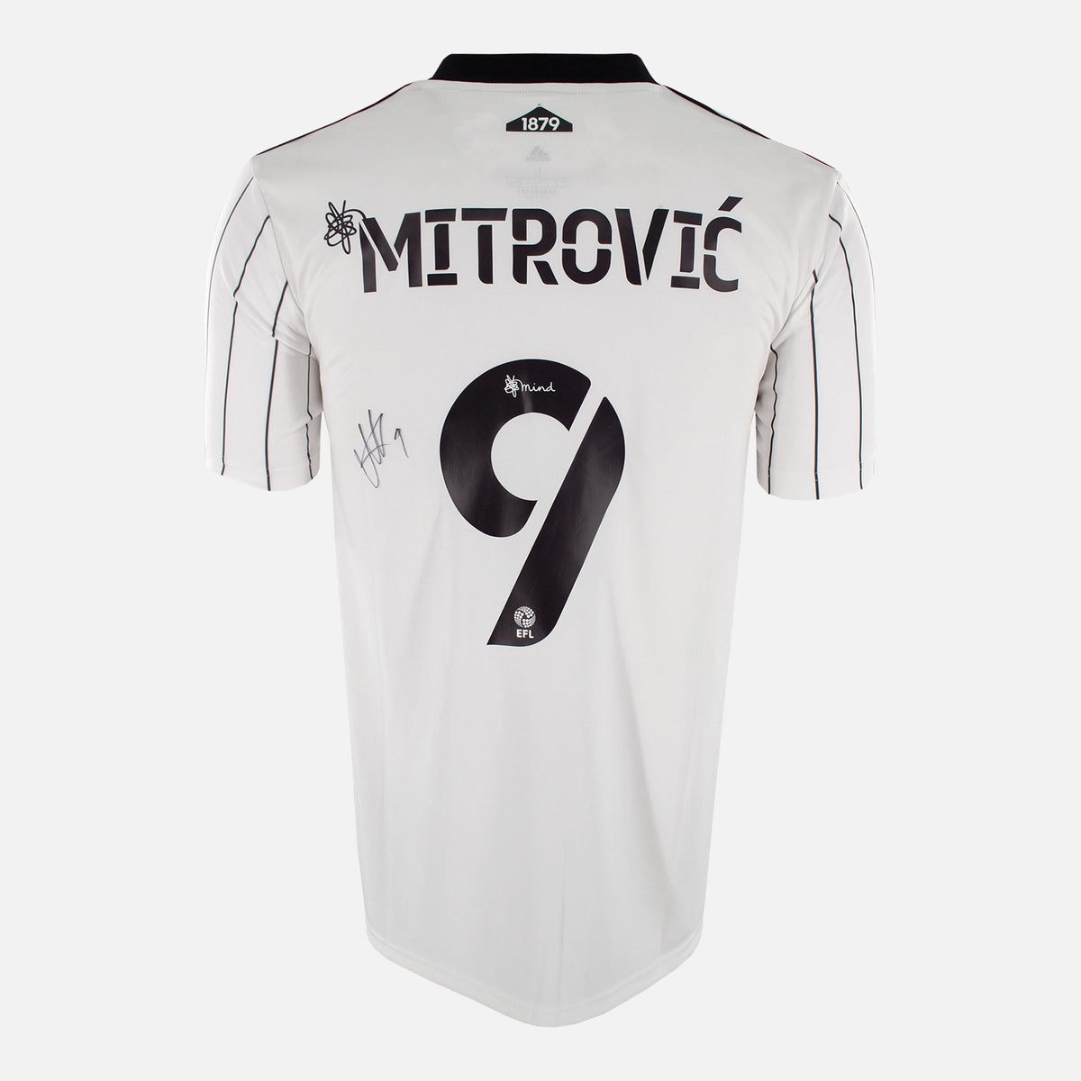 Aleksandar Mitrovic Signed Fulham Shirt 2021-22 Home [9] — Fulham signed shirt from the 2021 to 2022 season | The Vault