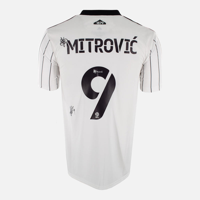 Aleksander Mitrovic Signed Fulham 2021-22 home shirt 1879 kit