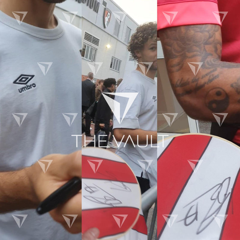 Toney & Marcondes Signed Brentford Home Shirt 2021 Play-Off Final