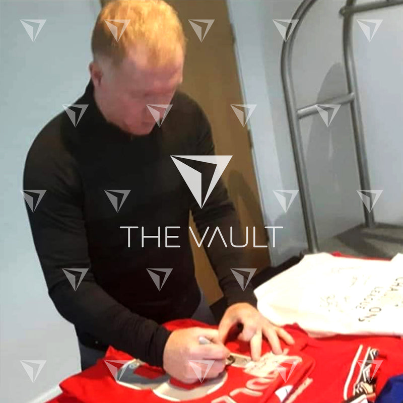 Paul Scholes Signed Manchester United Shirt 2008 CL Final [18]