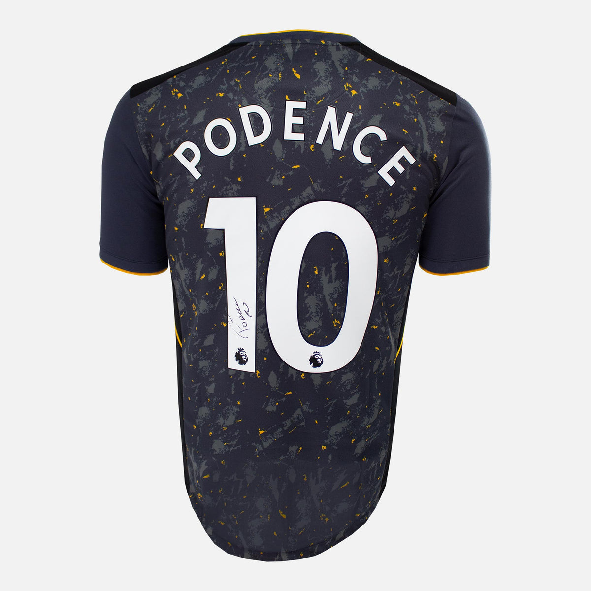 Daniel Podence Signed Wolves Shirt 2021-22 Away [10] — Wolves signed shirt from the 2021 to 2022 season | The Vault