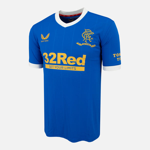 Rangers 2020-21 anniversary home shirt