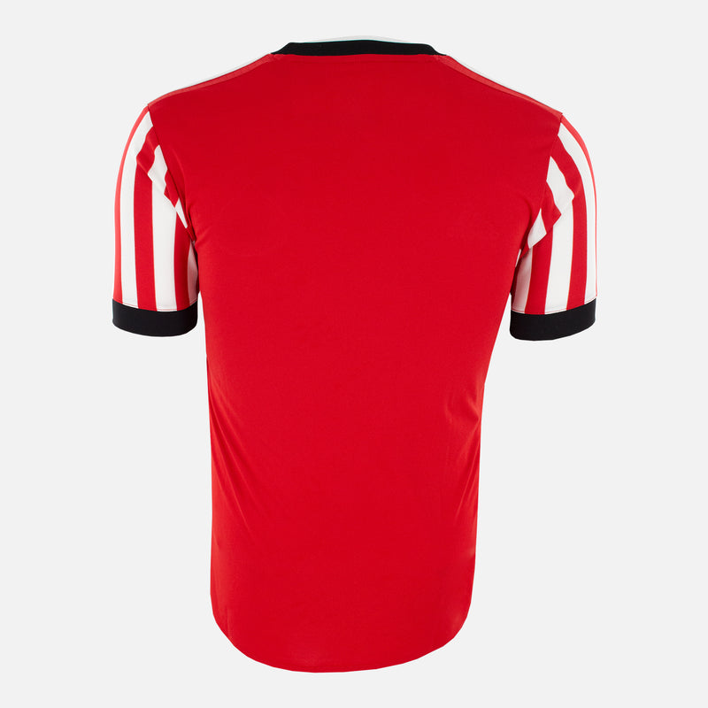 Back of Sunderland 17/18 home Adidas shirt retro football jersey