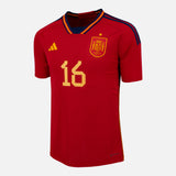 Rodri Spain World Cup 2022 Shirt