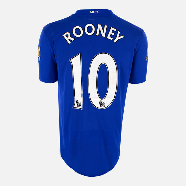 Wayne Rooney Match Worn Manchester United Blue Shirt
