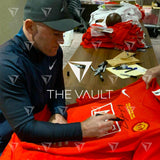 Framed Wayne Rooney Signed Manchester United Shirt 2008 Moscow [Modern]