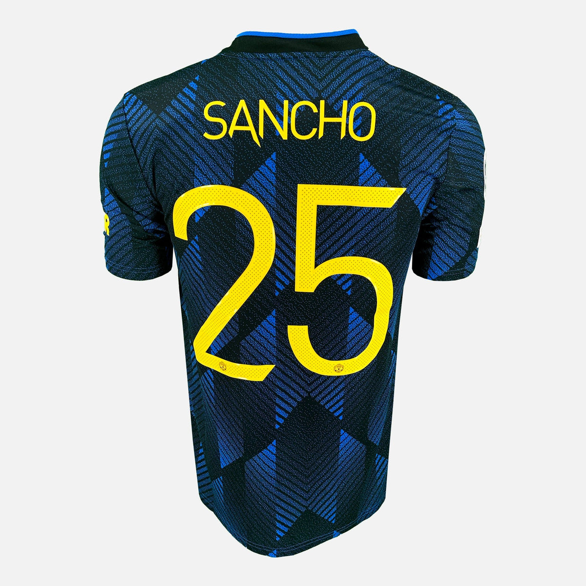 2021-22 Manchester United Third away Shirt Sancho 25 [Perfect] M — Verified official Manchester United shirt, condition graded | The Vault