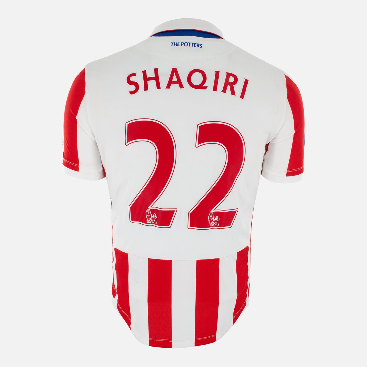 2016-17 Stoke City Home Shirt Shaqiri 22 [Excellent] S — Verified official Stoke City shirt, condition graded | The Vault