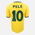 Pele Signed Brazil Shirt 1970 World Cup [10]