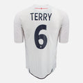 2007-09 England Home Shirt Terry 6 [Excellent] M