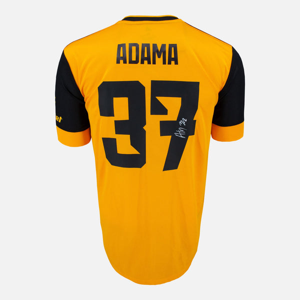 Adama Traore Signed Wolves Shirt