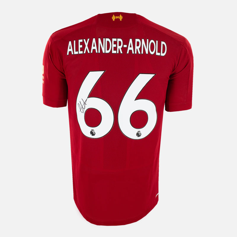 Framed Trent Alexander-Arnold Signed Liverpool Shirt 2019-20 Home [Modern]