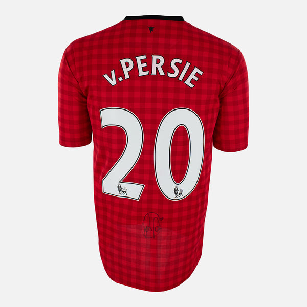 Robin Van Persie Signed Manchester United Shirt 2012-13 Home