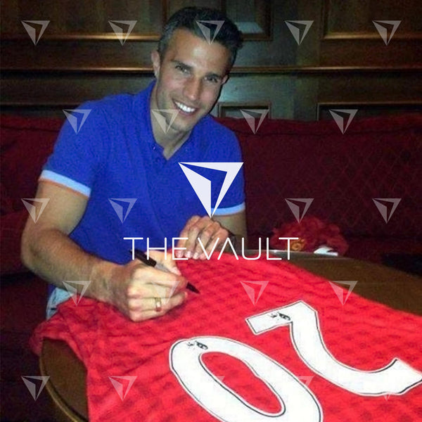 Robin van Persie Signed Manchester United Shirt 2012-13 Home [20]