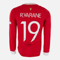 Raphael Varane Signed Manchester United Shirt 2021-22 Home long sleeve [19]
