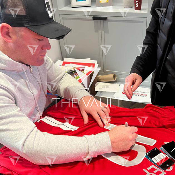 Framed Wayne Rooney Signed Manchester United Shirt 2008 Final [Modern]