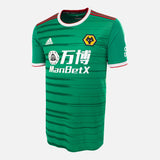 Green Wolverhampton Wanderers Away Shirt Mexico Adidas Jersey