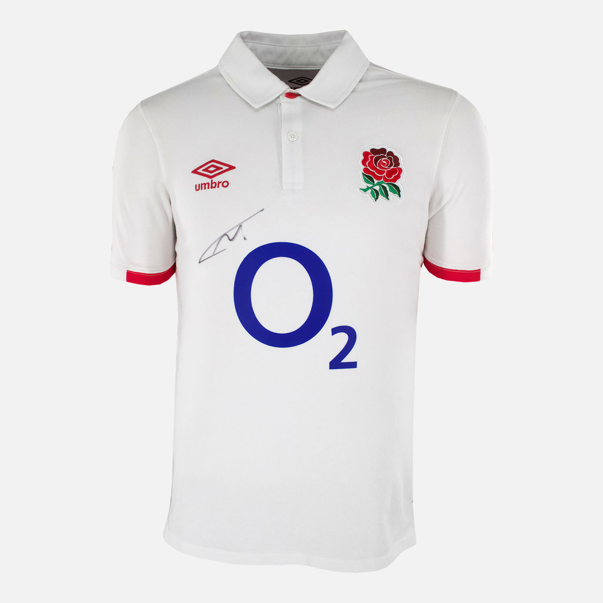 Jack Nowell Signed England Rugby Shirt 2020-21 Home [Front] — England Rugby signed shirt from the 2020 to 2021 season | The Vault
