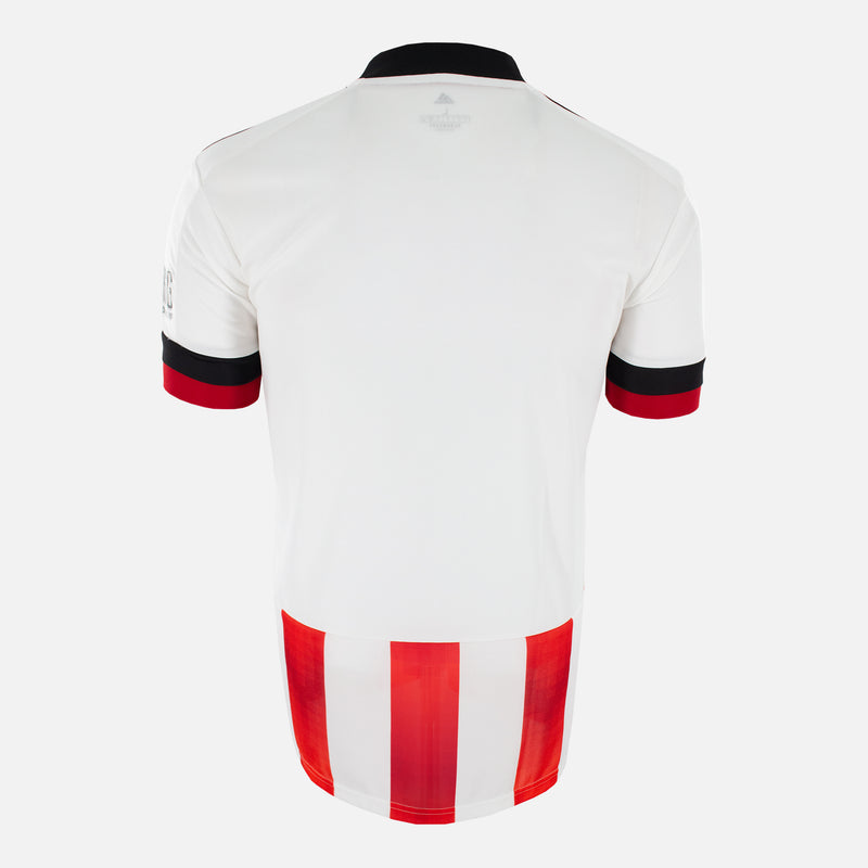 Back of Sheffield United home shirt 20/21 football kit