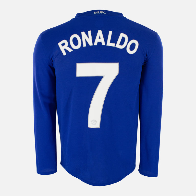 2008 09 Manchester United Third away Shirt Ronaldo 7 long sleeve Exce The Vault