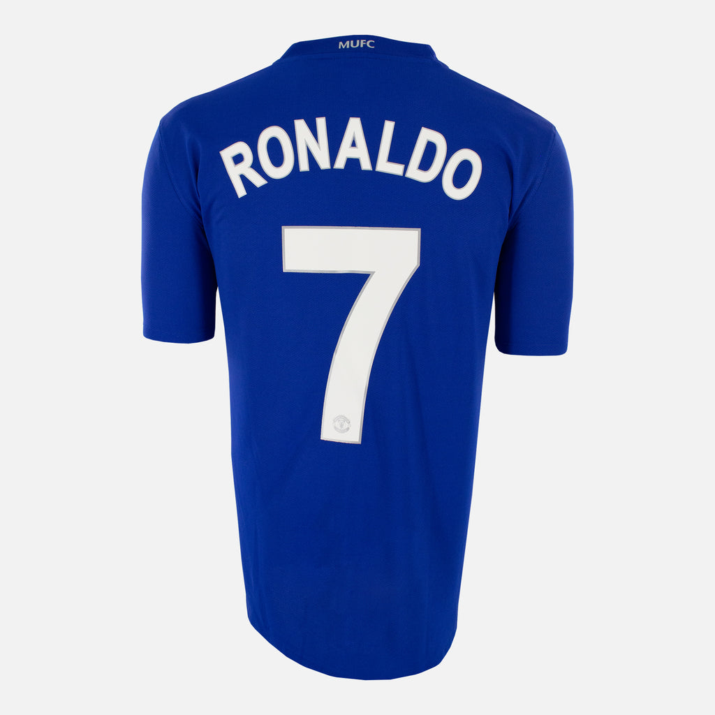 Ronaldo Match Worn Manchester United Shirt 2008-09 Away [7] – The Vault