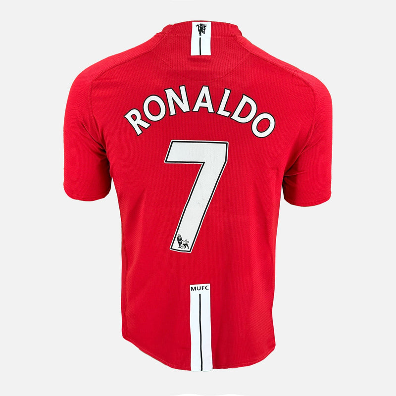 2007-09 Manchester United Home Shirt Ronaldo 7 [Perfect] S