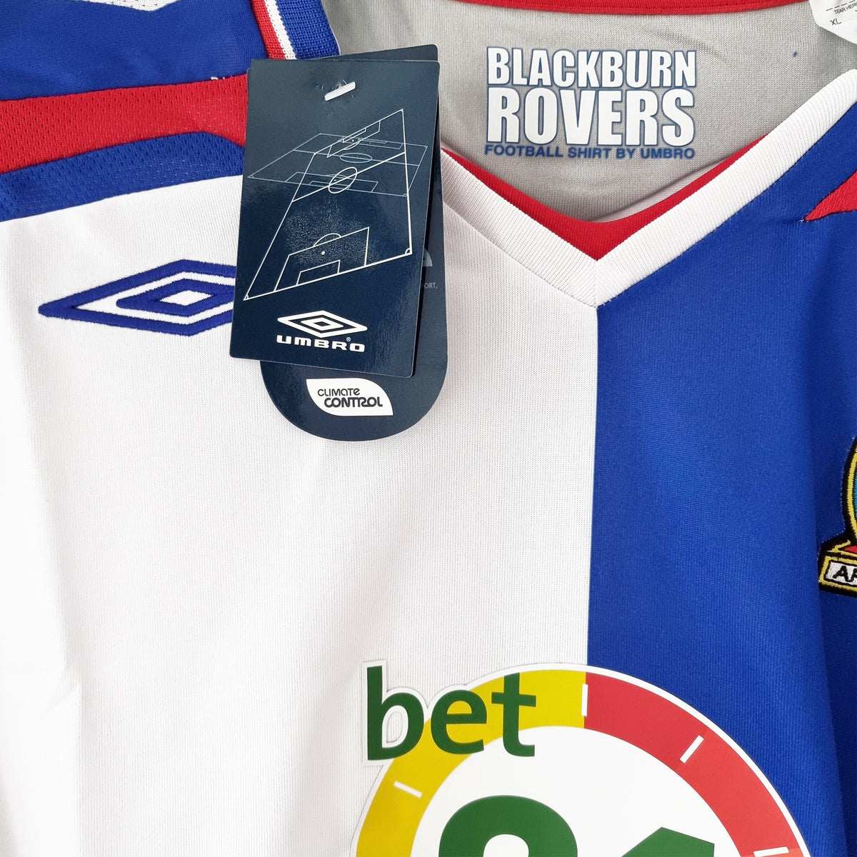 2007-08 Blackburn Rovers Home Shirt [New] XL — Looking after your new Blackburn Rovers Home shirt | The Vault