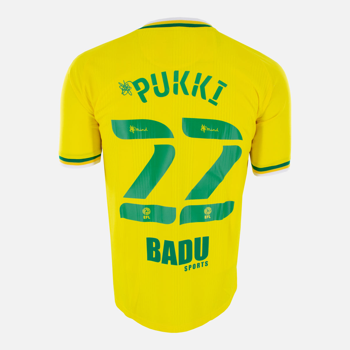 2020-21 Norwich City Home Shirt Pukki 22 [New] L — Original and official Norwich City shirt, brand new with tags | The Vault